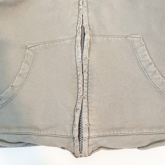 AllSaints Xonda Crop Zip Hoodie - Picture 9 of 12